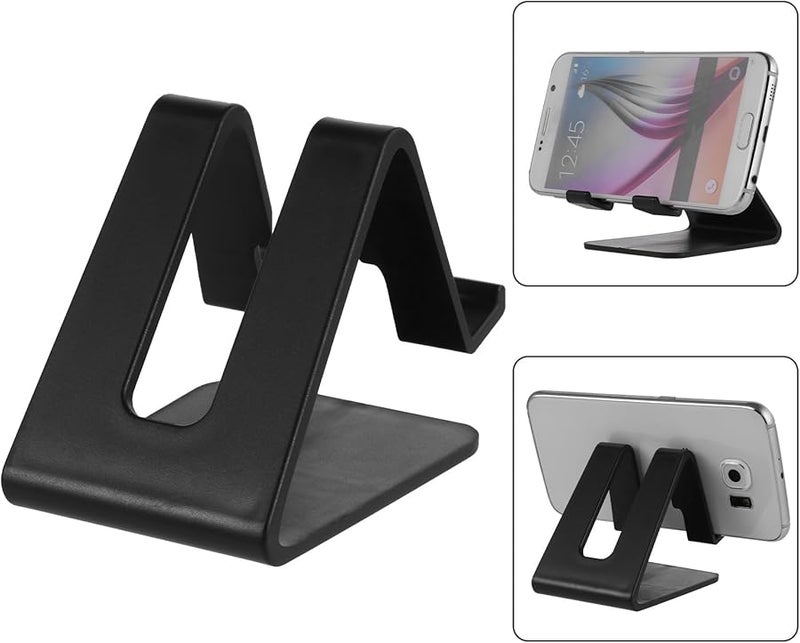 Black Plastic Phone Stand Holder for Tablets Smartphones Hands Free Video Viewing - Image 3